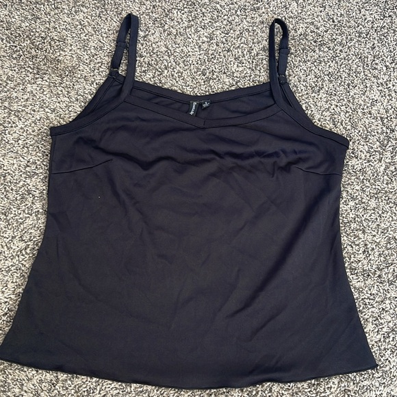 Women’s black tank top with adjustable shoulder straps size small - Picture 11 of 14